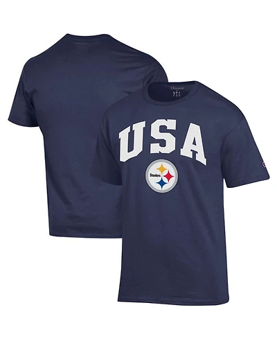 Champion Men's Navy Pittsburgh Steelers Americana T-Shirt
