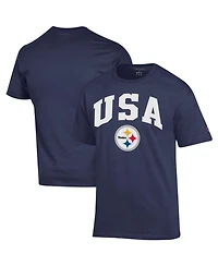 Champion Men's Navy Pittsburgh Steelers Americana T-Shirt