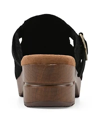 White Mountain Women's Bistros Platform Mule Clogs