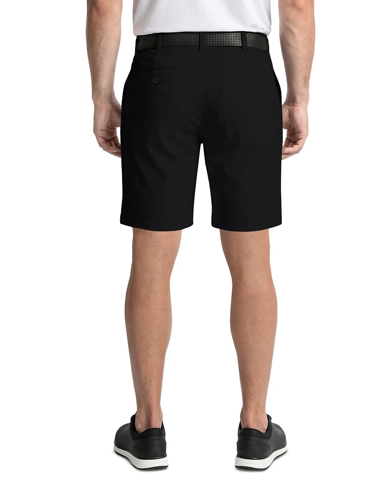 Pga Tour Men's Herringbone Moisture-Wicking Shorts, 8" Inseam