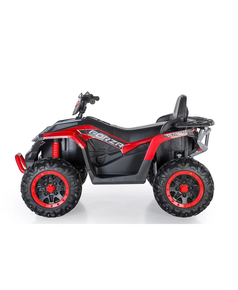 Yobtop 24V Kids Atv 4 Wheeler 4WD, 4x200W Motors, 2-Seater Ride-On Toy, Ages 3-8
