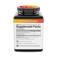 Youtheory Turmeric Extra Strength 1000 Milligram Turmeric Supplement with 10 Milligram Pepper 180 Vegetarian Capsules 2 Pack