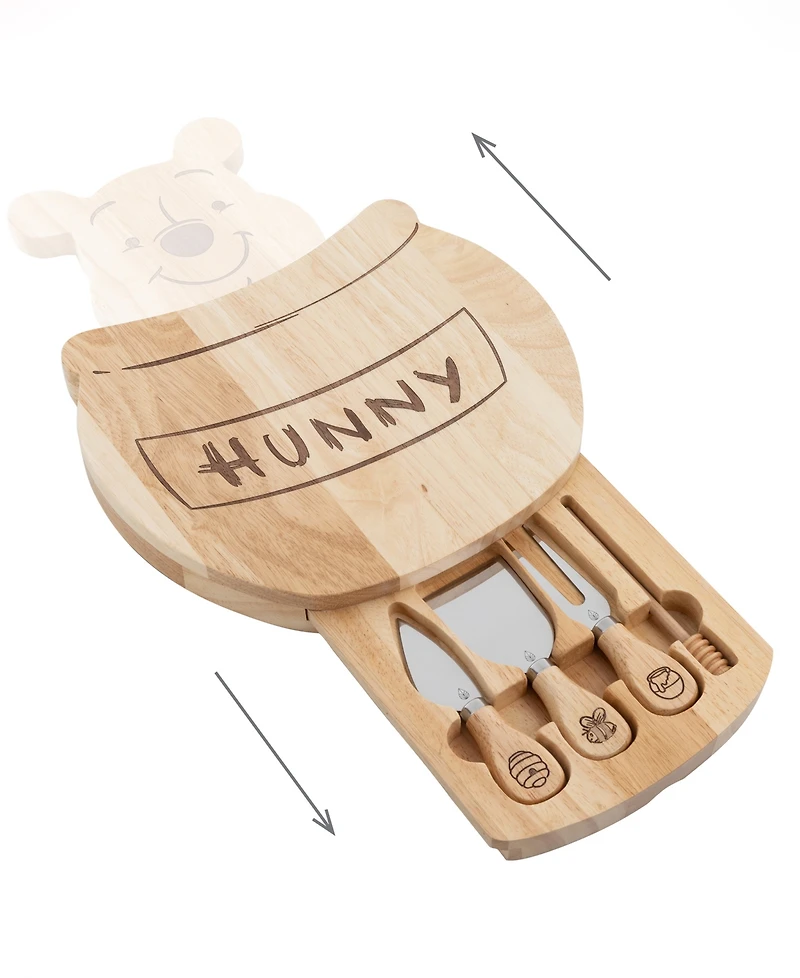 Toscana Disney Winnie the Pooh Honey Pot Cheese Board Tools, Set of 5