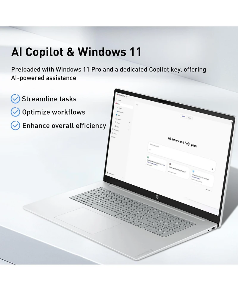 Hp OmniBook 3 16" Touchscreen Ai Noise Reduction Laptop
