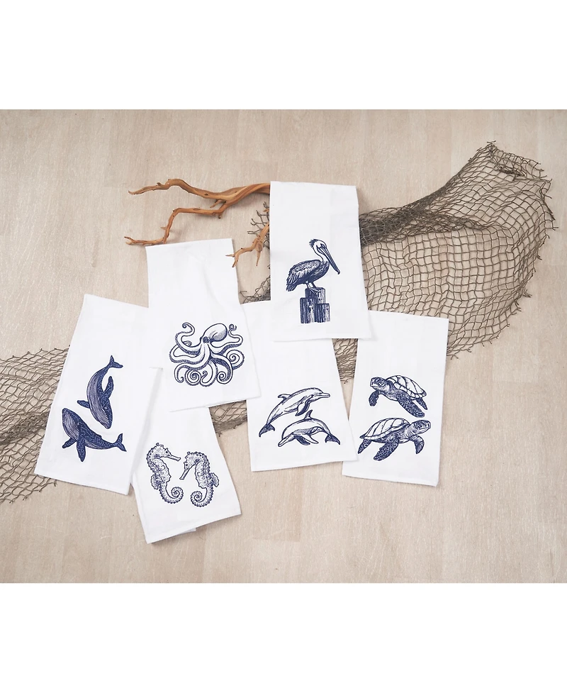 C&F Home Pelican Kitchen and Bathroom Embroidered Hand Towel