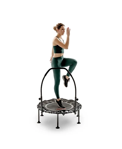 Sunny Health and Fitness Active Fitness Trampoline with Adjustable Handlebar