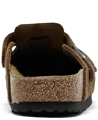 Birkenstock Women's Boston Suede Leather Casual Clogs from Finish Line
