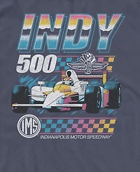 Fifth Sun Men's Indy 500 Retro Race Car Graphic Tank Top