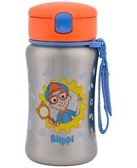 Skip Hop Kids' Blippi Stainless Steel Straw Bottle