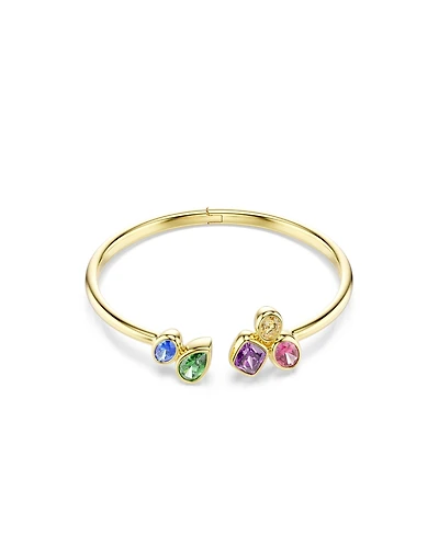 Swarovski Gold-Tone Plated Multicolored Crystals Bracelet