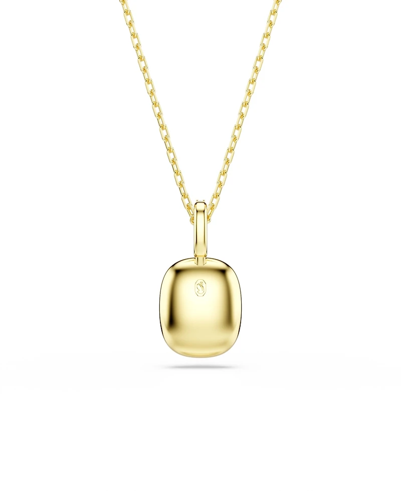 Swarovski Gold-Tone Plated White Crystals Necklace
