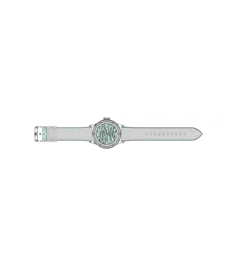 Invicta Pro Diver 50307 Men's 48mm Quartz Watch - Tiffany Blue Dial, Tiffany Blue and White Silicone Strap