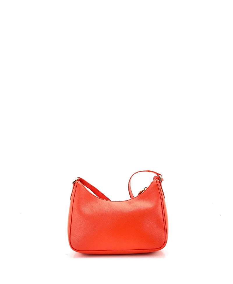 Pre-Owned Prada Mini Re-Edition Hobo Saffiano Leather