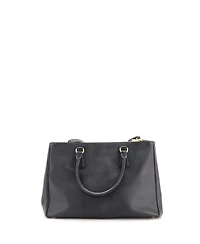 Pre-Owned Prada Medium Double Zip Lux Tote Saffiano Leather