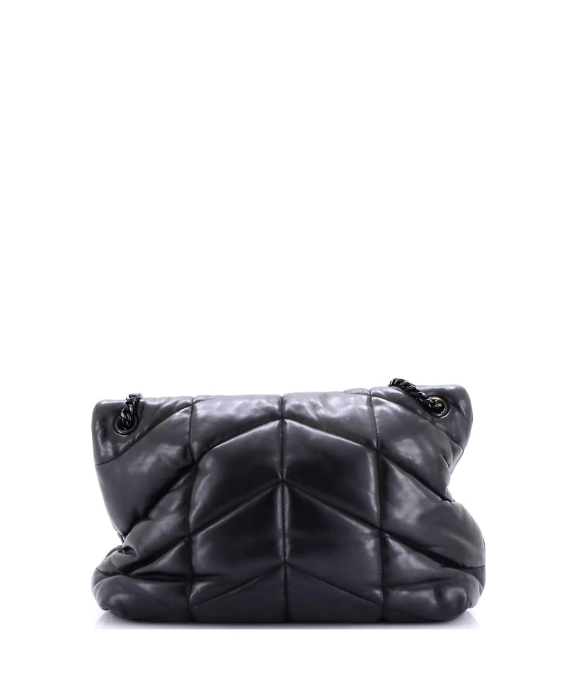 Pre-Owned Saint Laurent Medium Loulou Puffer Shoulder Bag Quilted Leather