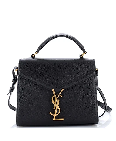Pre-Owned Saint Laurent Mini Cassandra Top Handle Bag Leather