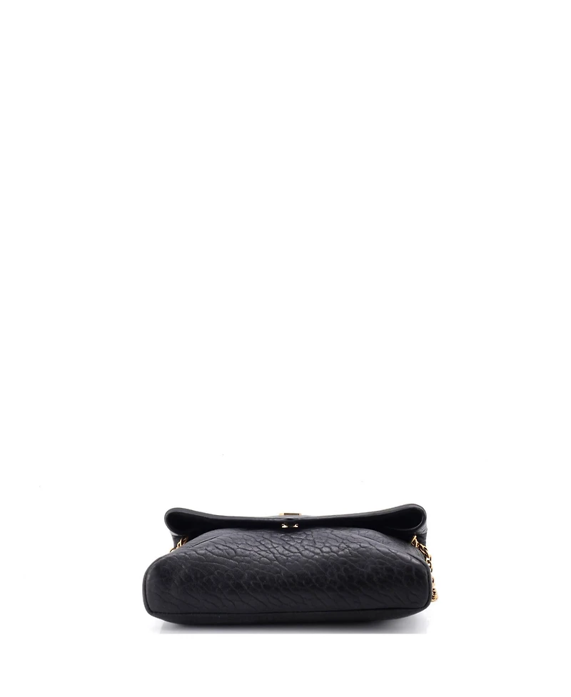 Pre-Owned Saint Laurent Small Cassandra Pouch on Chain Leather
