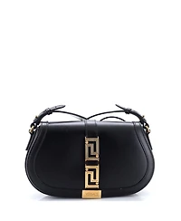 Pre-Owned Versace Medium Greca Goddess Shoulder Bag Leather