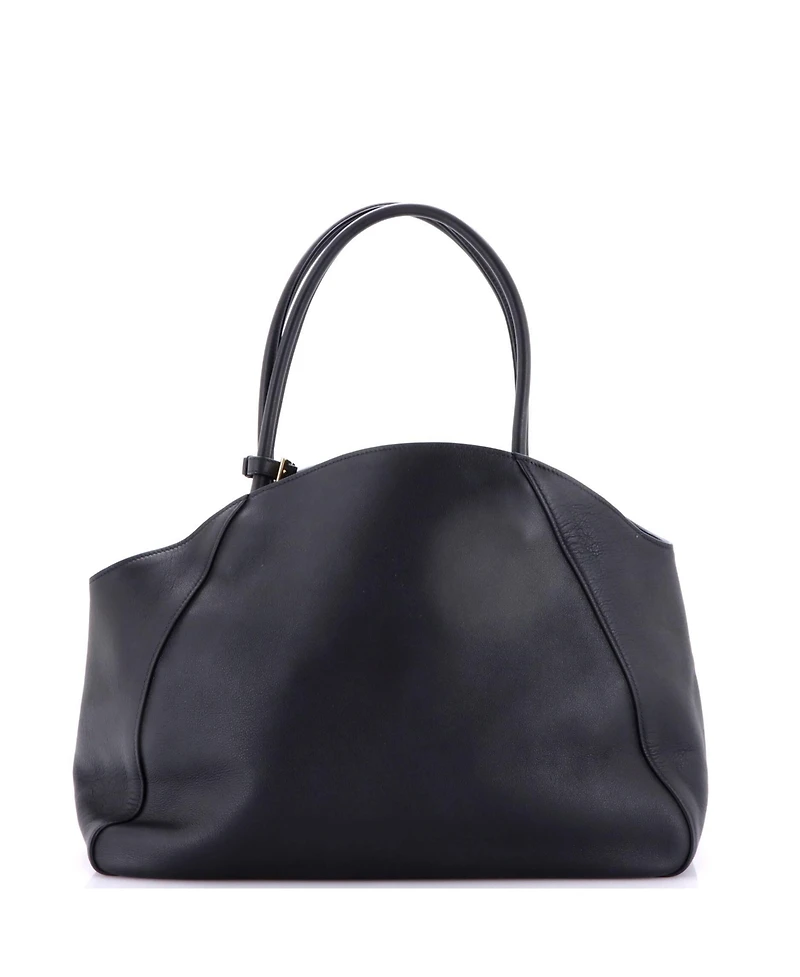 Pre-Owned Prada Large Open Tote Soft Grain Leather
