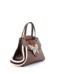 Pre-Owned Gucci Medium Totem Top Handle Bag Leather