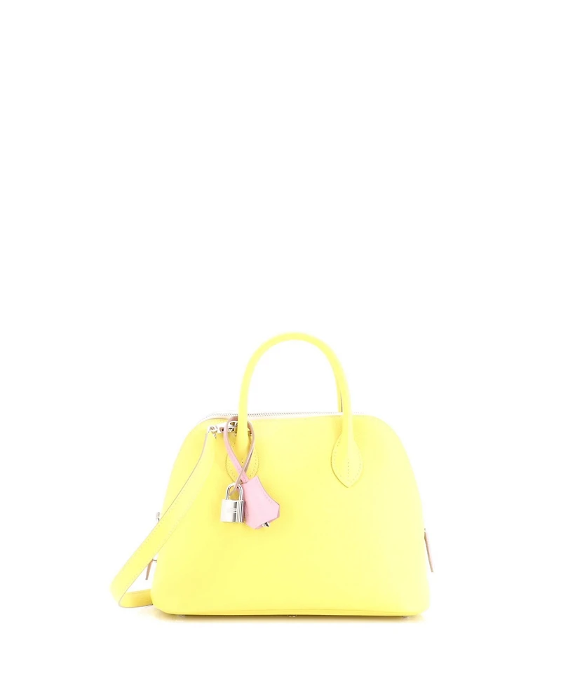 Pre-Owned Hermes 25 Bolide 1923 Bag Tricolor Epsom