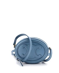 Pre-Owned Celine Mini Triomphe Oval Crossbody Bag Leather