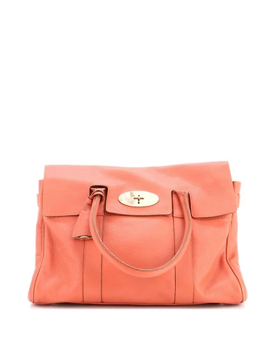 Pre-Owned Mulberry Medium New Bayswater Satchel Leather
