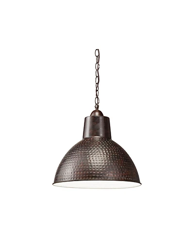 Kichler Missoula 13 1/2" Wide Hammered Bronze Dome Pendant Light