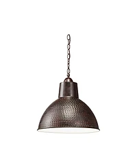 Kichler Missoula 13 1/2" Wide Hammered Bronze Dome Pendant Light