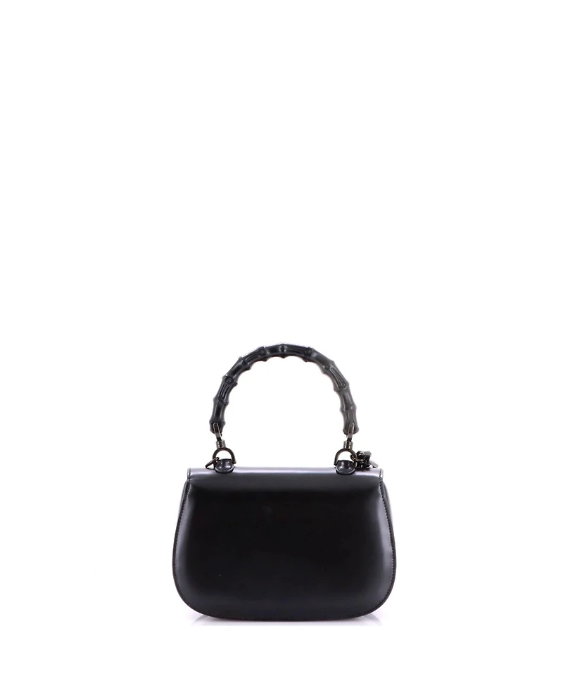 Pre-Owned Gucci Small Bamboo 1947 Top Handle Bag Leather