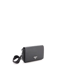 Pre-Owned Prada Flap Messenger Bag Saffiano Leather