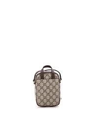 Pre-Owned Gucci Mini Ophidia Top Handle Crossbody Bag Gg Coated Canvas