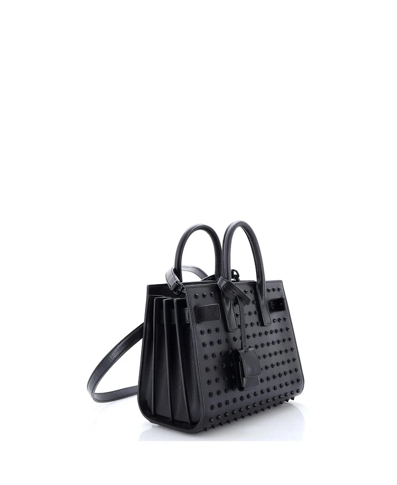 Pre-Owned Saint Laurent Nano Sac de Jour Bag Studded Leather