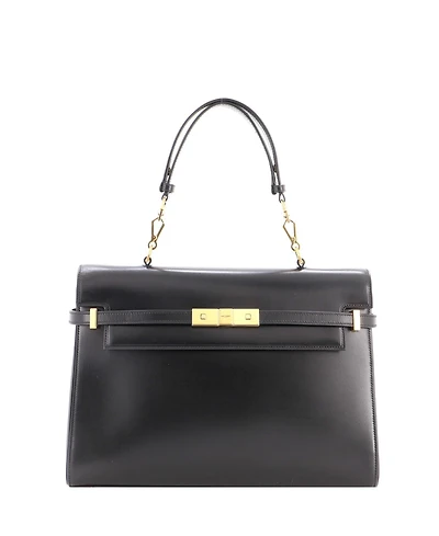 Pre-Owned Saint Laurent Medium Manhattan Top Handle Flap Bag Leather