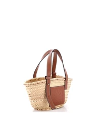 Pre-Owned Loewe Small Basket Tote Raffia