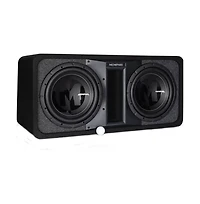 Memphis Audio Ported Selectable-Impedance Dual 12" Loaded Subwoofer Enclosure PRXE12DFT