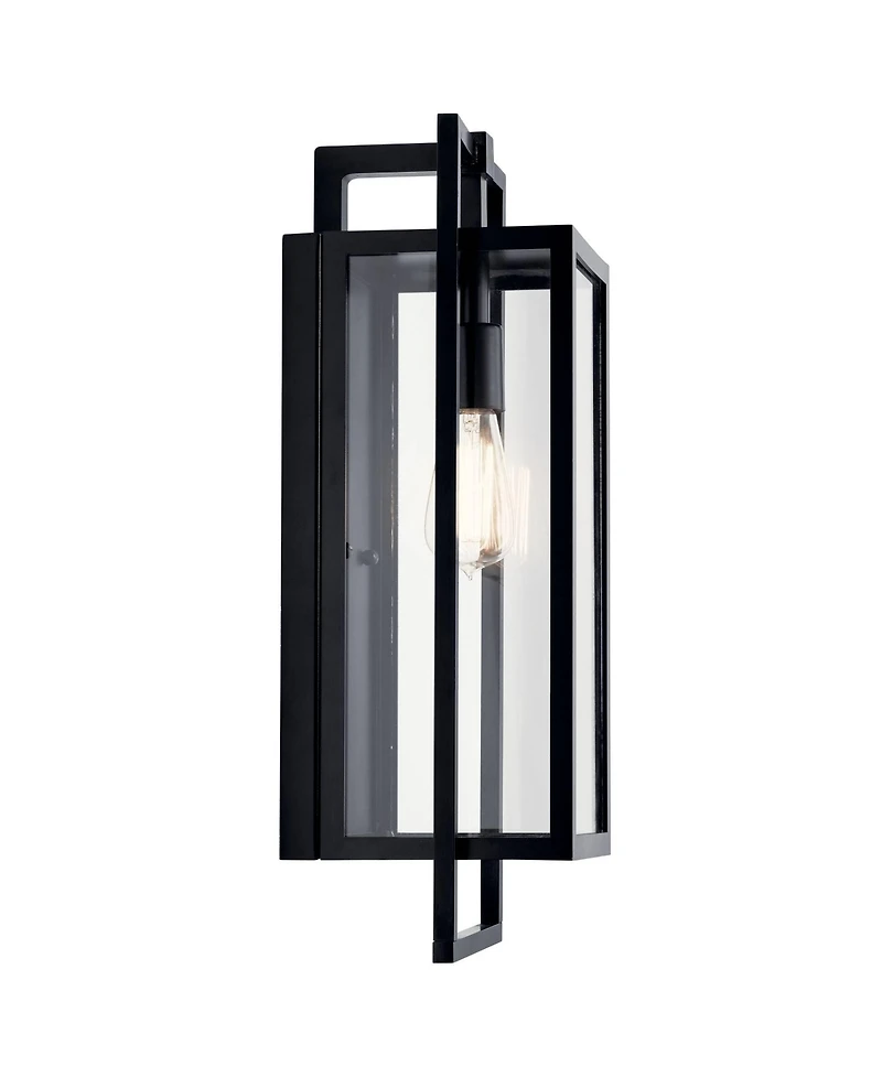 Kichler Goson 20 1/4" High Black Outdoor Wall Light