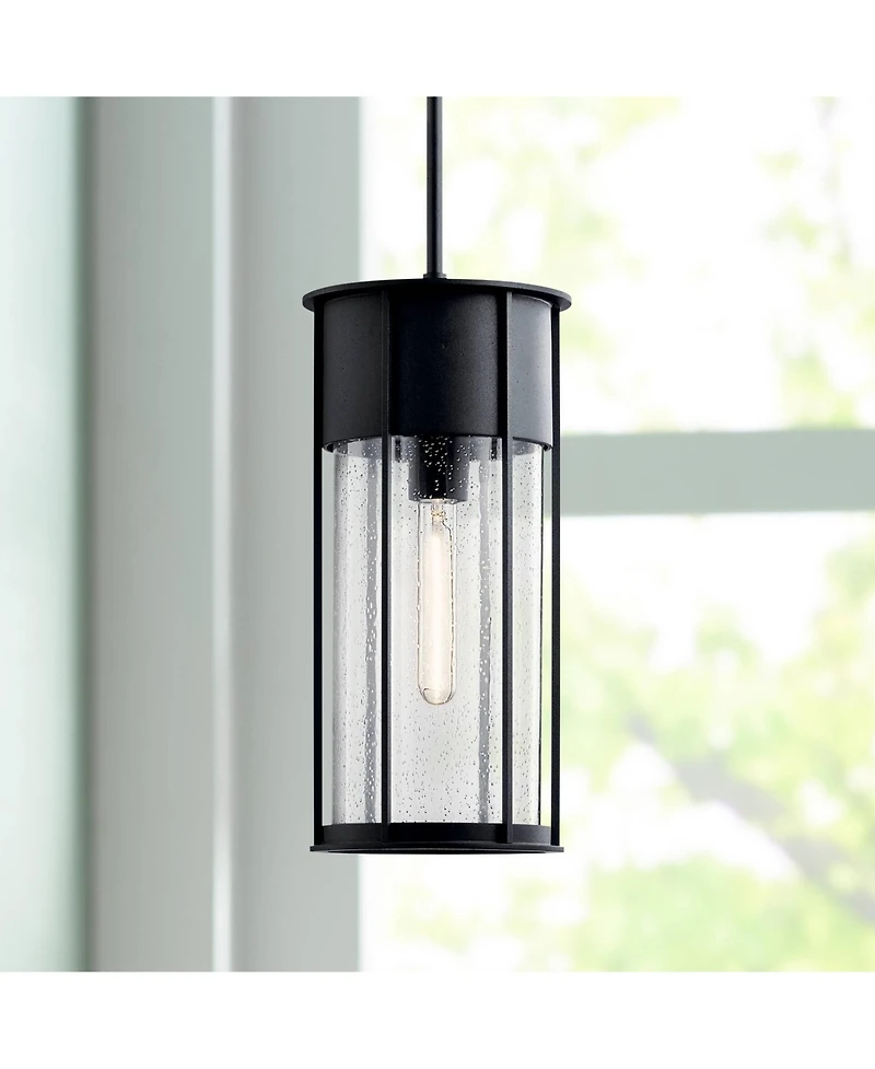 Kichler Camillo 17 1/2"H Black Outdoor Hanging Light