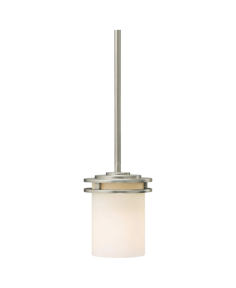 Kichler Hendrik 5 1/2" Wide Nickel and White Glass Mini Pendant