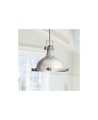 Kichler 11 3/4" Wide Polished Nickel Fresnel Lens Mini Pendant
