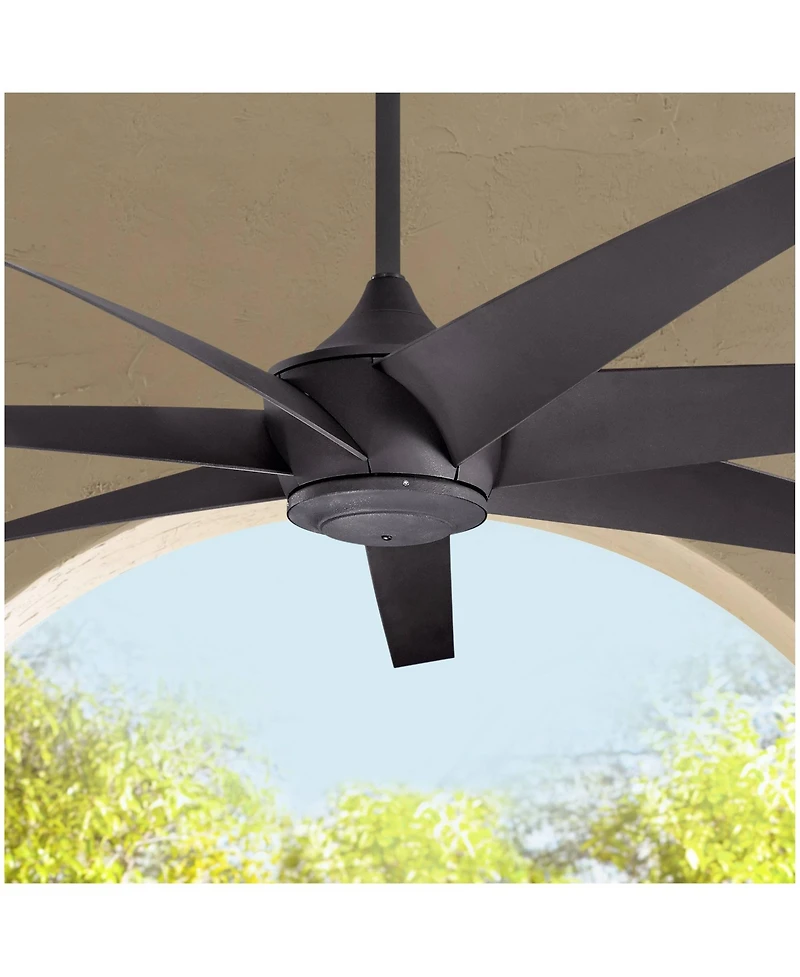 80" Kichler Lehr Distressed Black Ceiling Fan