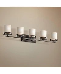 Kichler Hendrik 43" Wide 5-Light Olde Bronze Bath Light