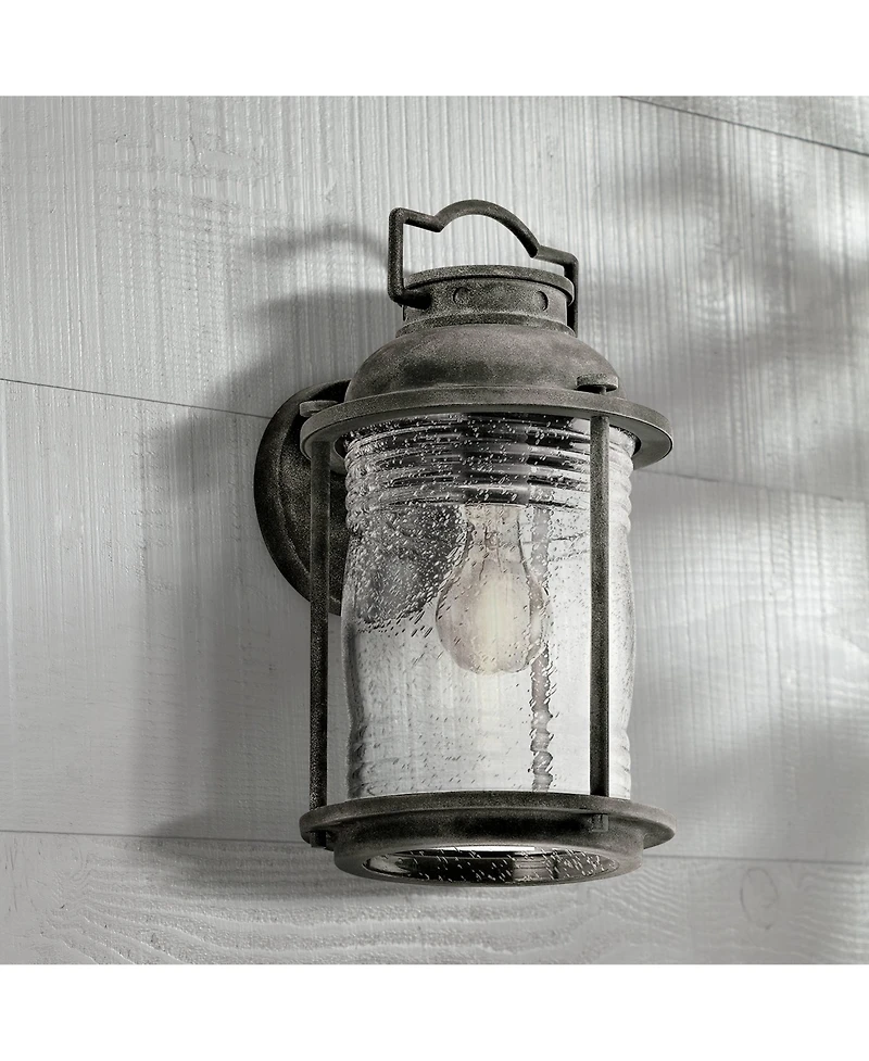 Kichler Ashland Bay 13 1/2" High Zinc Outdoor Wall Light
