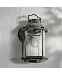 Kichler Ashland Bay 13 1/2" High Zinc Outdoor Wall Light
