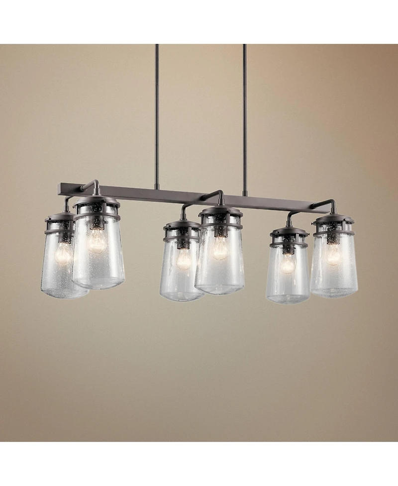 Kichler Lyndon 36 3/4" Wide Bronze Kitchen Island Light Chandelier
