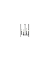 Kichler Crosby 16" Wide Dual-Chrome 4-Light Foyer Pendant