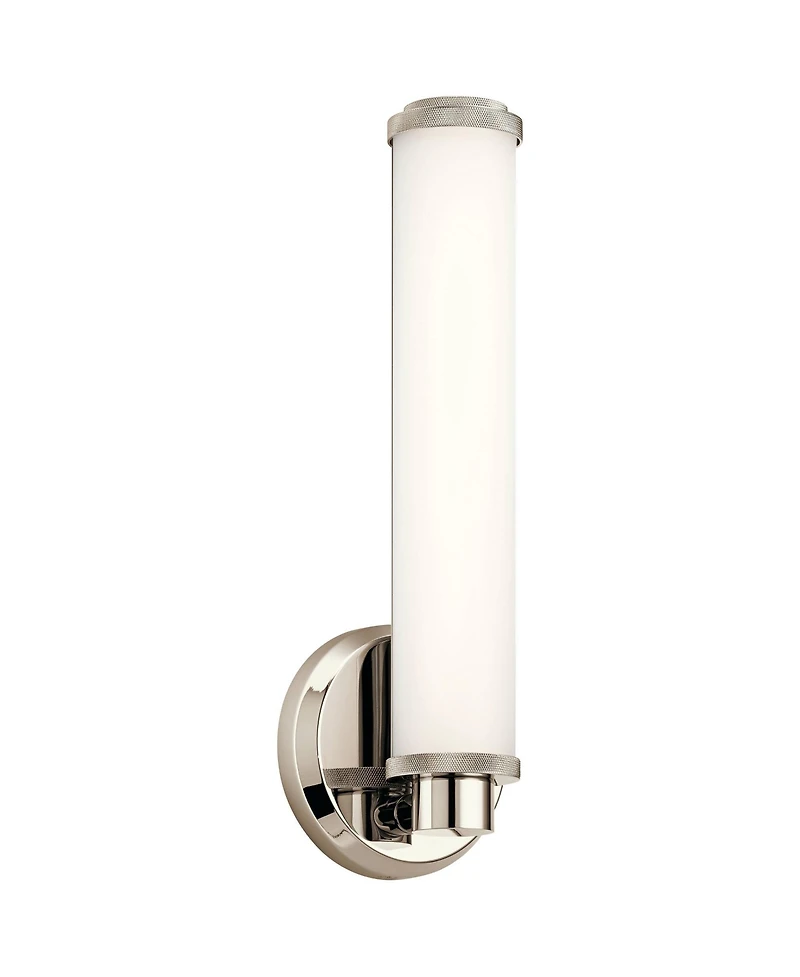 Kichler Indeco 14 1/2" High Polished Nickel Led Wall Sconce