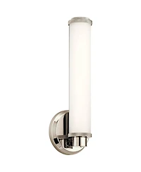 Kichler Indeco 14 1/2" High Polished Nickel Led Wall Sconce