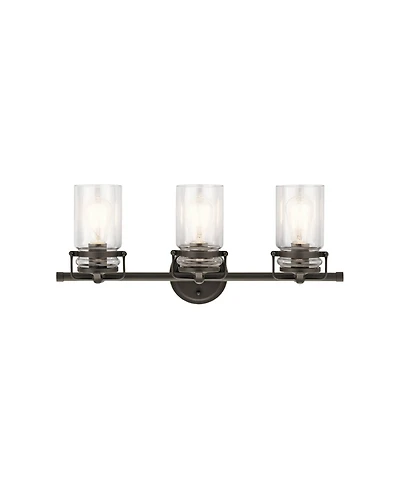 Kichler Brinley 24" Wide Olde Bronze 3-Light Bath Light