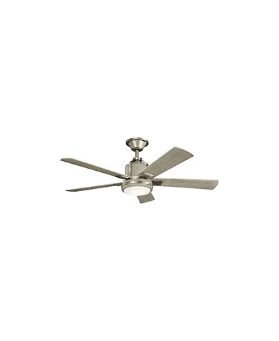 52" Kichler Colerne Brushed Nickel Led Ceiling Fan with Wall Control